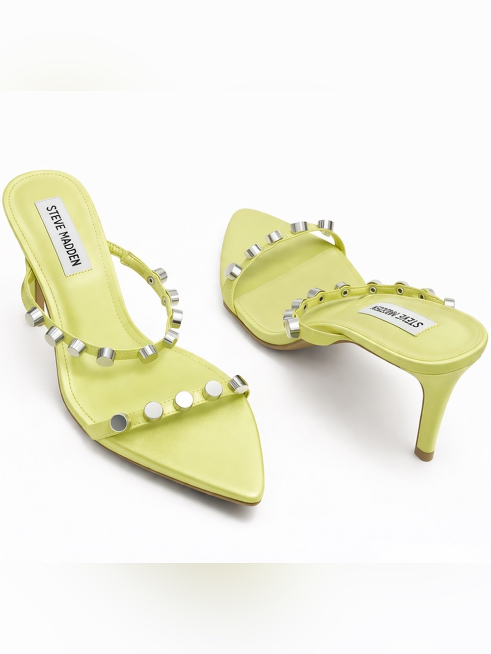 STEVE MADDEN Dorinda Sandal in citron - Picture 6 of 6